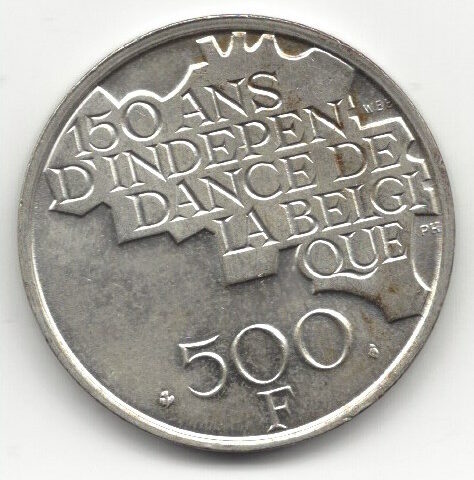 500 Franc 1980 FR – CuNi/Ag