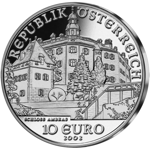 10 Euro - Schloss Ambras - 2002 - Proof