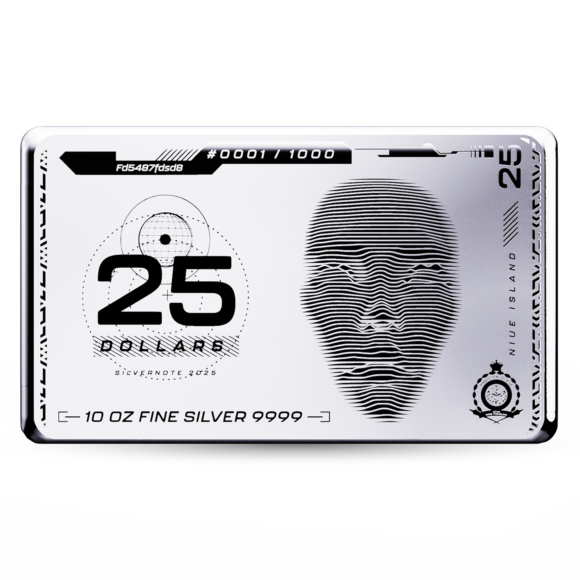 Niue - Silver Note Coinbar - $25 NZD - 2025