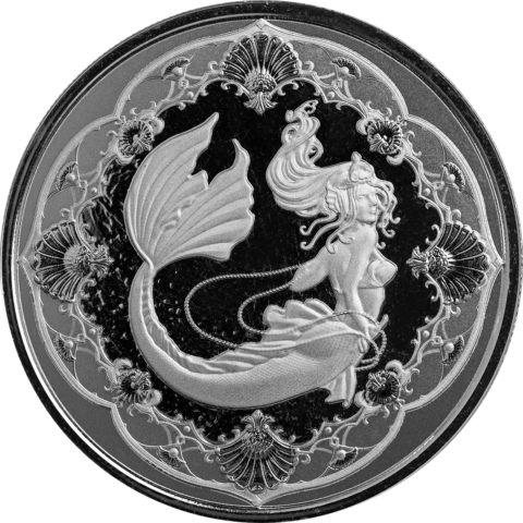 Samoa - Pacific Mermaid Princess of the Seas 2022 - 1oz Silver