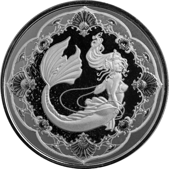 Samoa - Pacific Mermaid Princess of the Seas 2022 - 1oz Silver