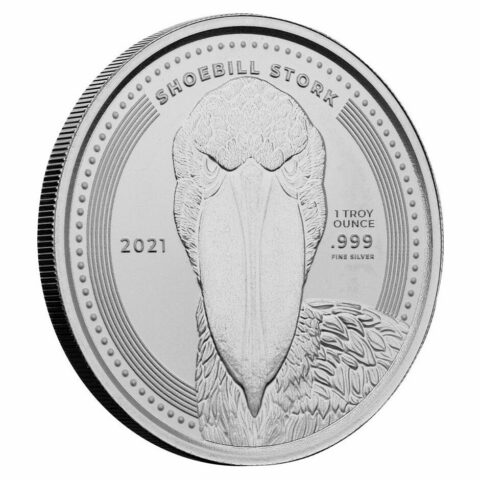 Congo - Shoebill Stork 2021 - 1oz (Silver)