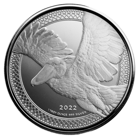 Congo - Shoebill Stork 2022 - 1oz (Silver)