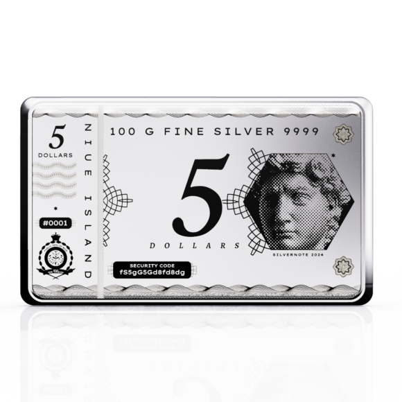 Niue - Silver Note Coinbar - $5 NZD - 2024