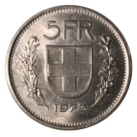 5 Francs – 1973 – Helvetica