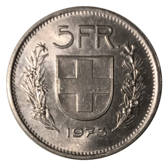 5 Francs – 1973 – Helvetica