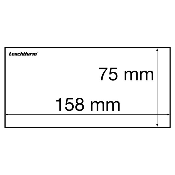 Sleeves voor bankbiljetten - BASIC 158 - Afbeelding 2