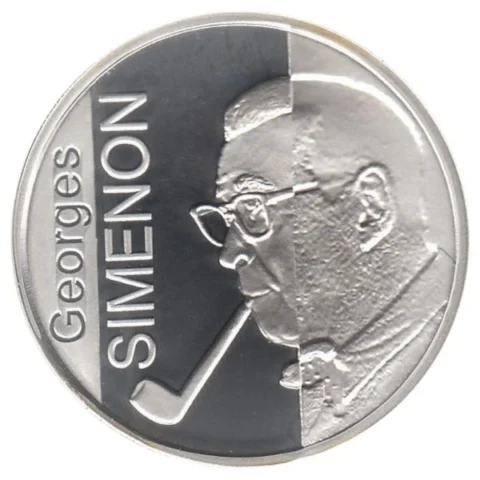 10 Euro 2003 – Georges Simenon (Proof Zilver)