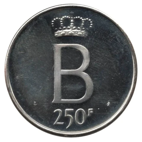 250 Fr. 1976 - Ag - Type II (kleine B)