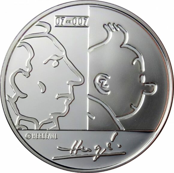 20 euro 2007 in zilver - 100 jaar Hergé (Silver) - Afbeelding 3
