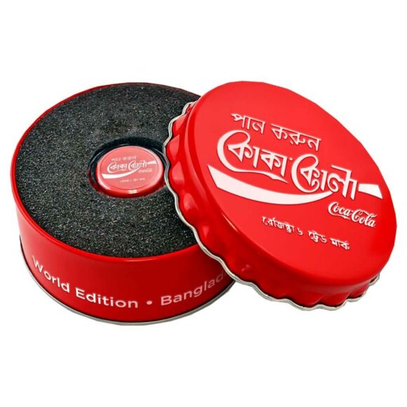 Fiji - $1 Coca Cola Bottle Cap Global Edition #10 Bangladesh - Afbeelding 4