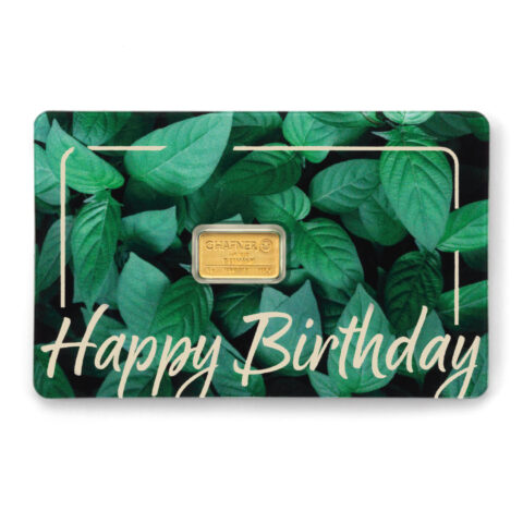 C.Hafner - Fine Gold Bar - 1 gr - Happy Birthday