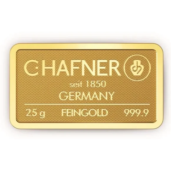 C.Hafner - Fine Gold Bar - 25 gr - Afbeelding 3