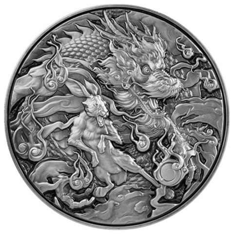 Tokelau - Chinese Dragon & Rabbit Auspicious Dragon Zodiac - 2023