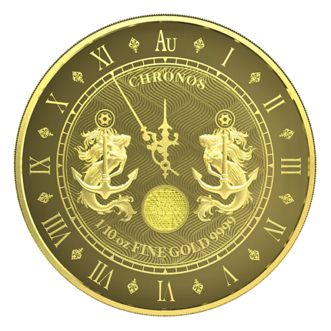 Tokelau - Chronos 2021 Prooflike - 1/10oz Gold