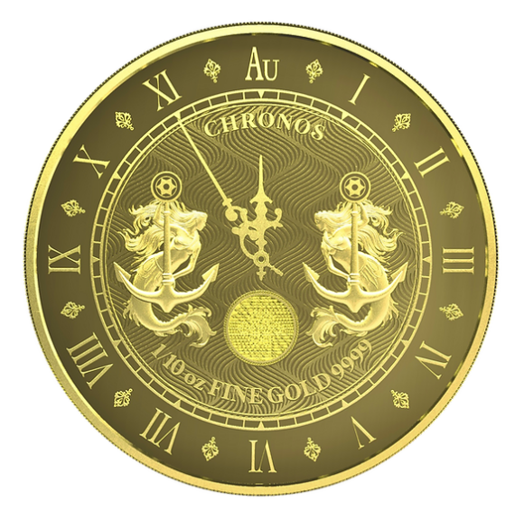 Tokelau - Chronos 2021 Prooflike - 1/10oz Gold
