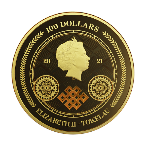 Tokelau - Chronos 2021 Prooflike - 1oz Or – Image 2