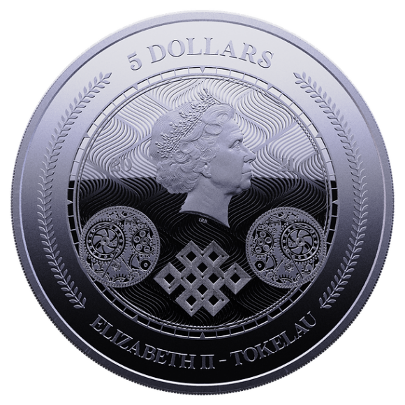 Tokelau - $5 - Chronos 2021 (prooflike) - Afbeelding 2