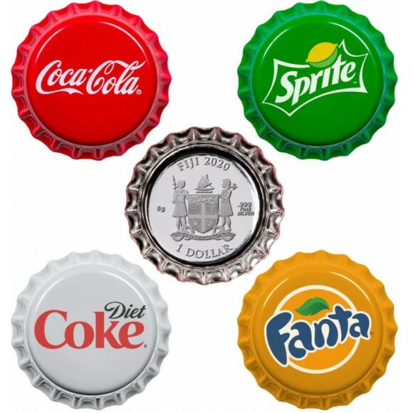 Fiji - Coca Cola Bottle Cap Silver Vending Machine 2020 - Afbeelding 4