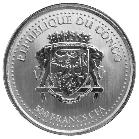 Congo - Gorilla 2023 - 1oz (Silver) - Afbeelding 2