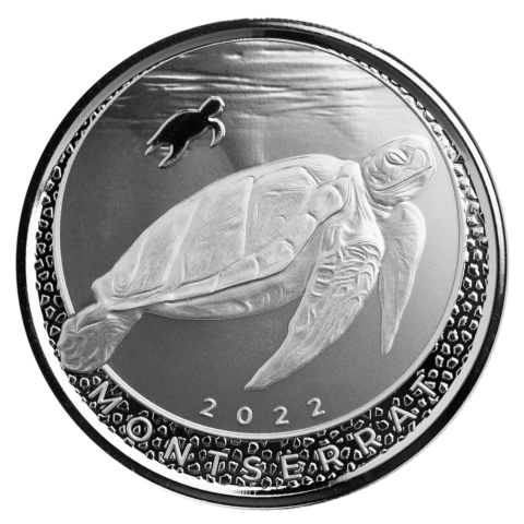 Eastern Caribbean - Montserrat Sea Turtle - 2022 - 1oz