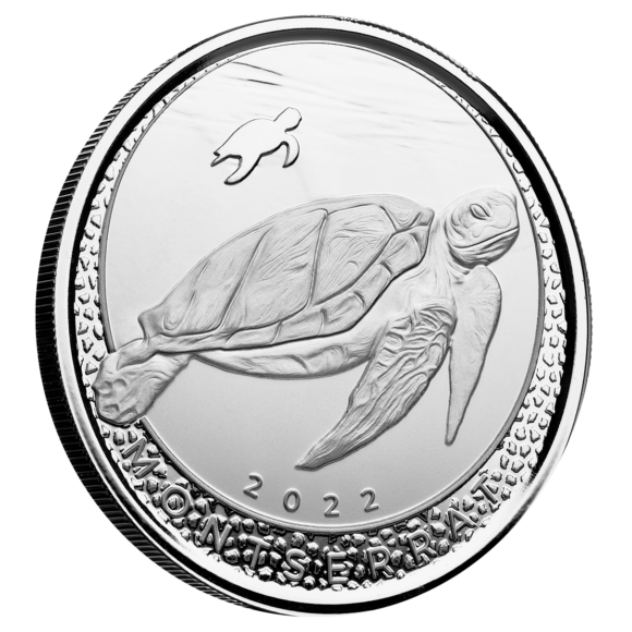 Eastern Caribbean - Montserrat Sea Turtle - 2022 - 1oz - Afbeelding 5
