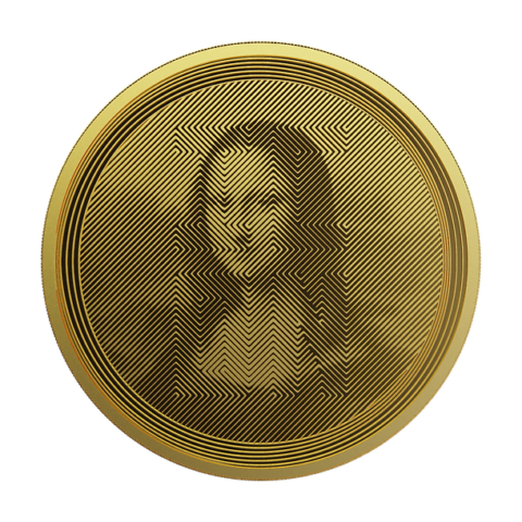 Tokelau - ICON Mona Lisa 2021 Prooflike - 1oz Gold