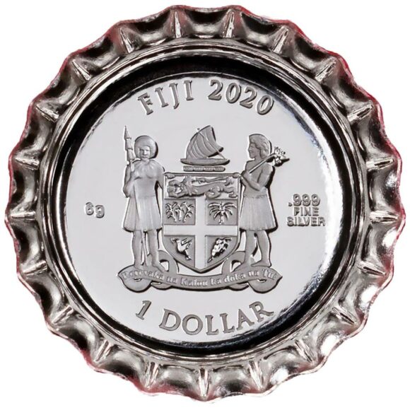 Fiji - $1 Coca Cola Bottle Cap Global Edition #2 Israel - Afbeelding 4