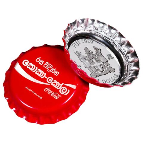 Fiji - $1 Coca Cola Bottle Cap Global Edition #9 Sri Lanka