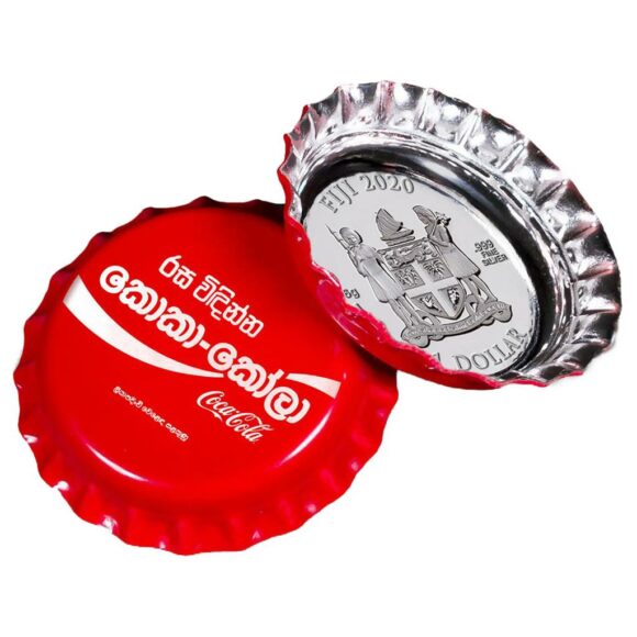 Fiji - $1 Coca Cola Bottle Cap Global Edition #9 Sri Lanka