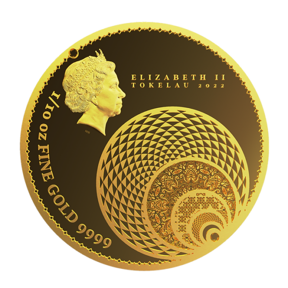 Tokelau - Magnum Opus 2022 Prooflike - 1/10oz Gold - Afbeelding 2