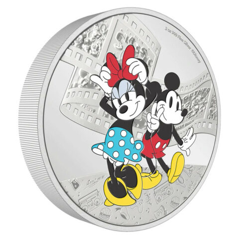 Niue – $10 – Disney: Mickey & Minnie – 3oz Zilver