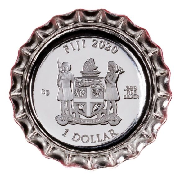 Fiji - $1 Coca Cola Bottle Cap Global Edition #3 Korea - Afbeelding 3