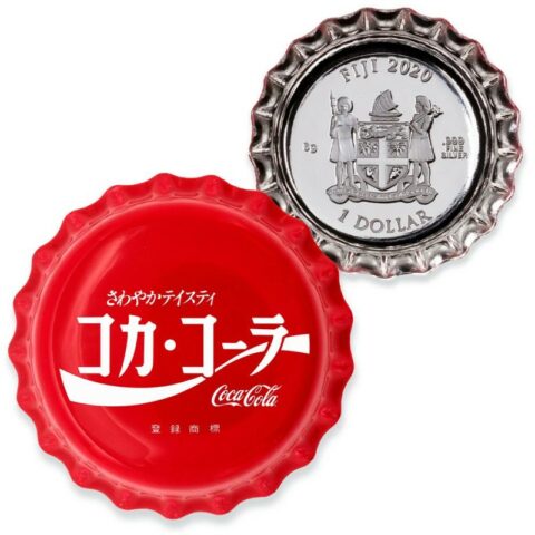 Fiji - $1 Coca Cola Bottle Cap Global Edition #5 Japan