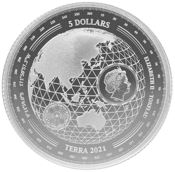 Tokelau - $5 - Terra 2021 (bullion) - Afbeelding 2