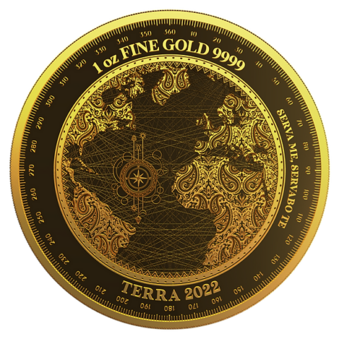 Tokelau - Terra 2022 Prooflike - 1oz Gold