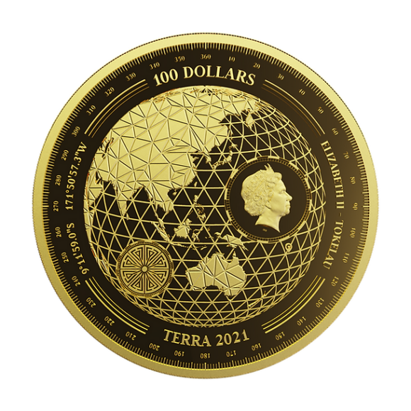 Tokelau - Terra 2021 Prooflike - 1oz Gold - Afbeelding 2