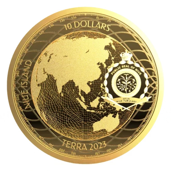 Niue - Terra 2023 Prooflike - 1/10oz Gold - Afbeelding 2