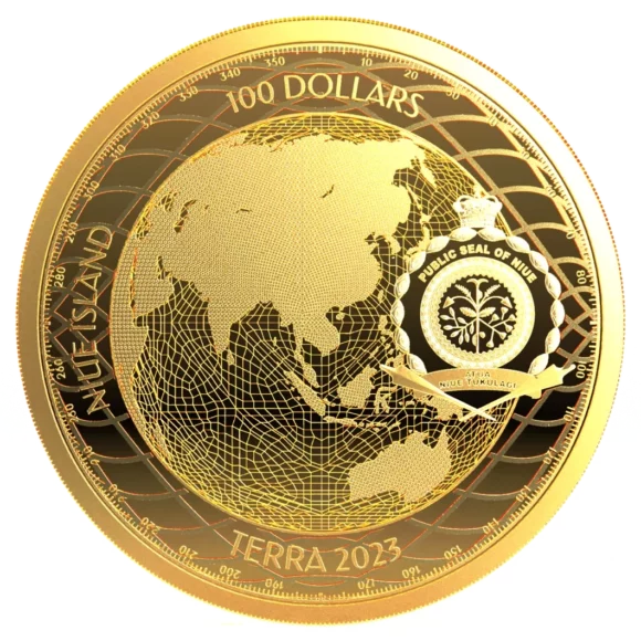 Niue - Terra 2023 Prooflike - 1oz Gold - Afbeelding 2