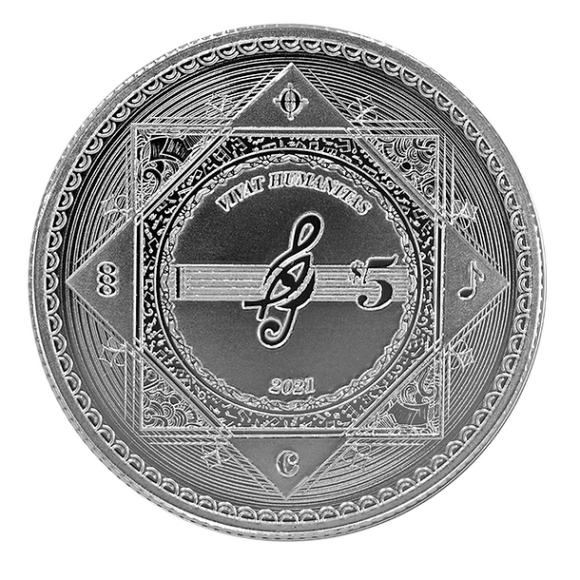 Tokelau - $5 - Vivat Humanitas 2021 (bullion)