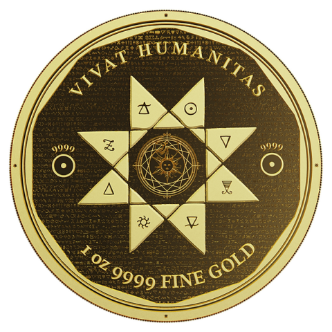 Tokelau - Vivat Humanitas 2022 Prooflike - 1oz Gold