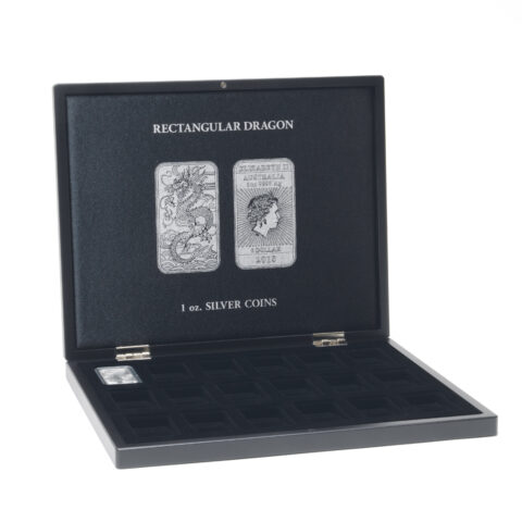 Volterra koffer - Silver Dragon rectangular 1oz Silver
