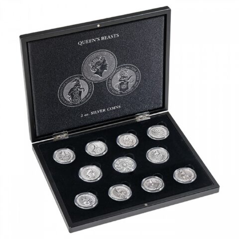 Volterra koffer - Silver Queen’s Beasts (2oz)