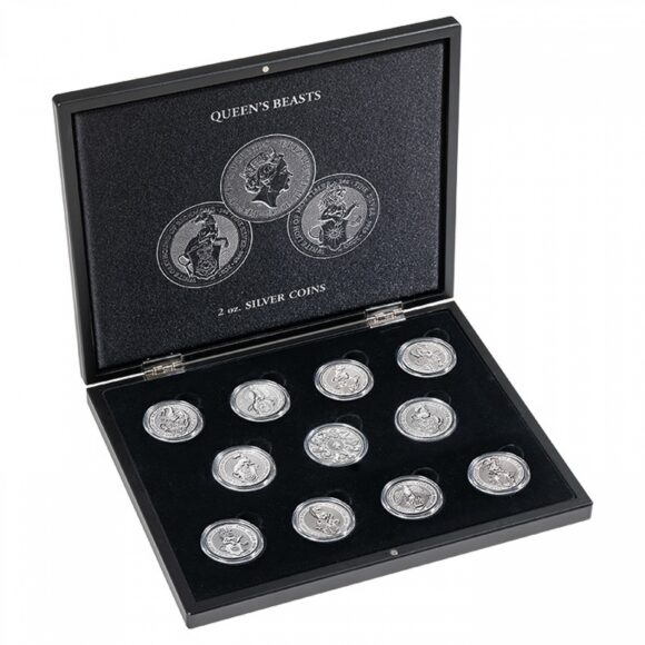 Volterra koffer - Silver Queen’s Beasts (2oz)