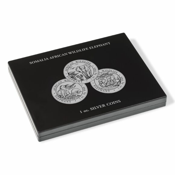 Volterra koffer - Silver Somalian elephant (1oz) - Afbeelding 2