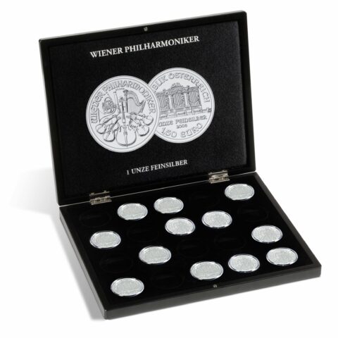 Volterra koffer - Silver Vienna Philharmonic (1oz)
