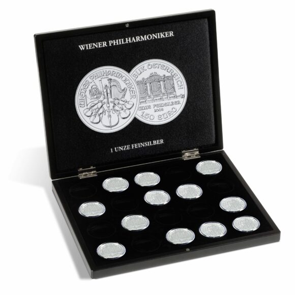 Volterra koffer - Silver Vienna Philharmonic (1oz)